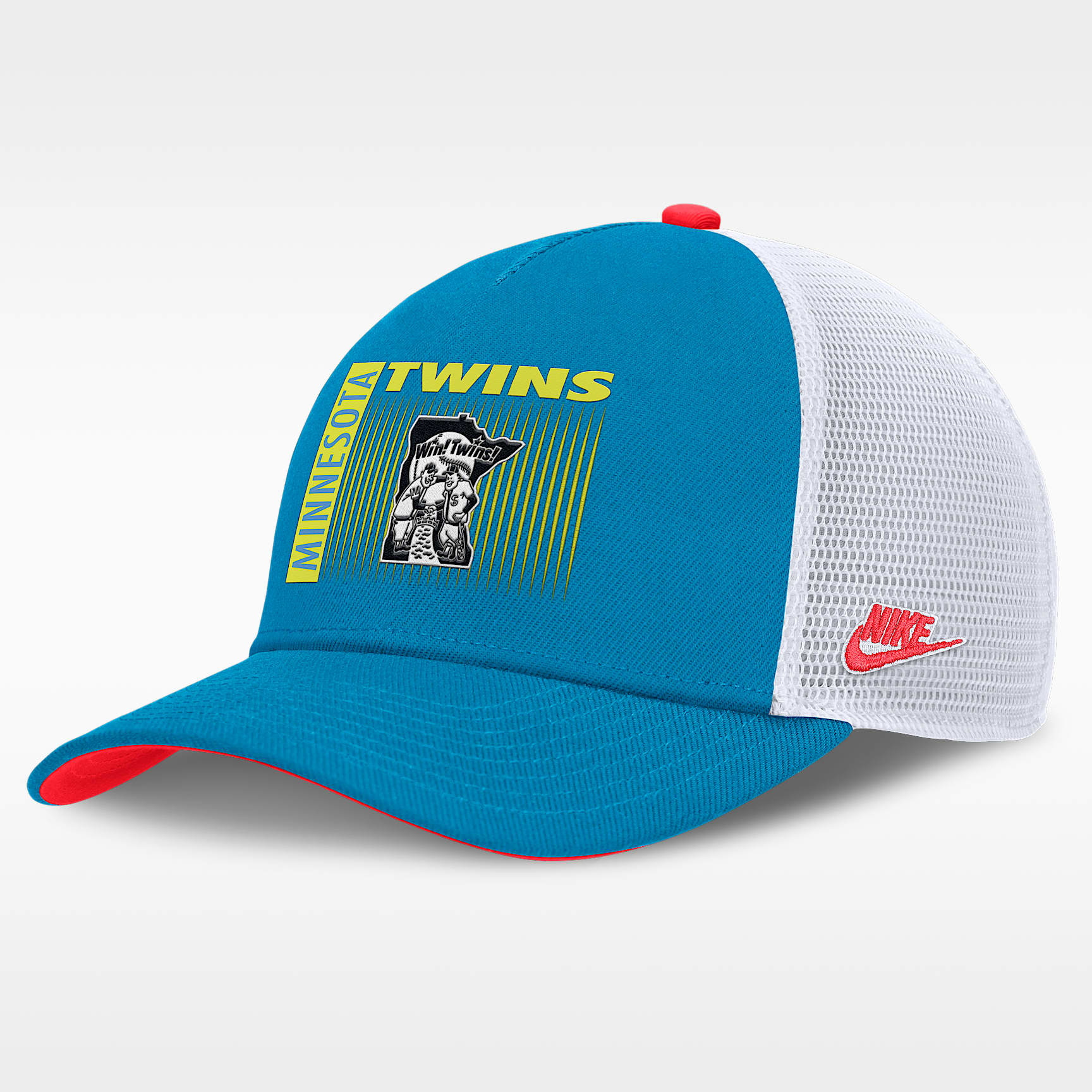 Minnesota Twins Neon 90s Rise Men's Nike Dri-FIT MLB Trucker